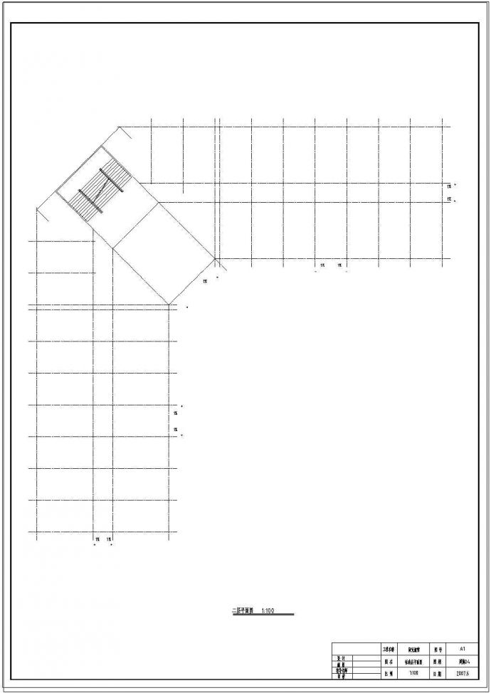 土木工程毕业设计_【5层】6500平米五层旅馆毕业设计（结构计算书、工程量清单、施组、CAD图纸、施工进度表）_图1
