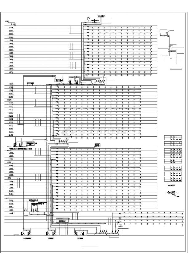 办公楼设计_上海某超高层办公楼给排水系统图（地上54层 地下4层）-图二