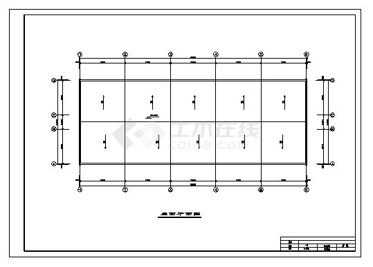 土木工程毕业设计_办公楼设计_4000平米某七层框架结构办公楼建施cad图(含计算书，毕业设计)-图一