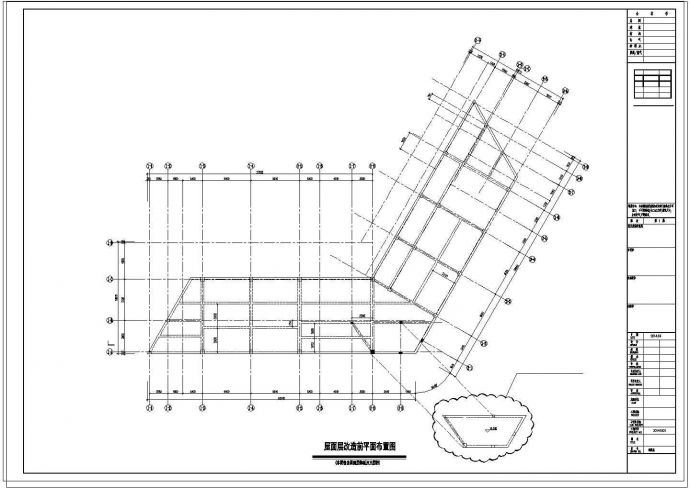[深圳]三层框架结构老年活动中心改造加固结构设计cad施工图_图1