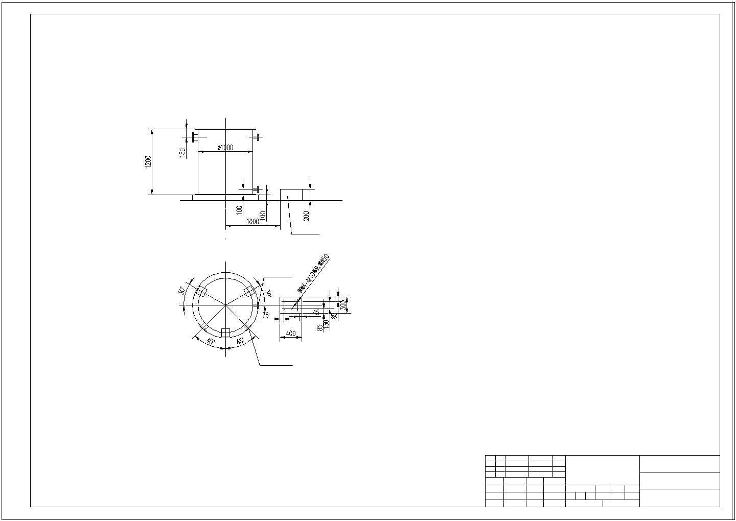 2T-H气浮设备及配套排渣系统设计cad图纸
