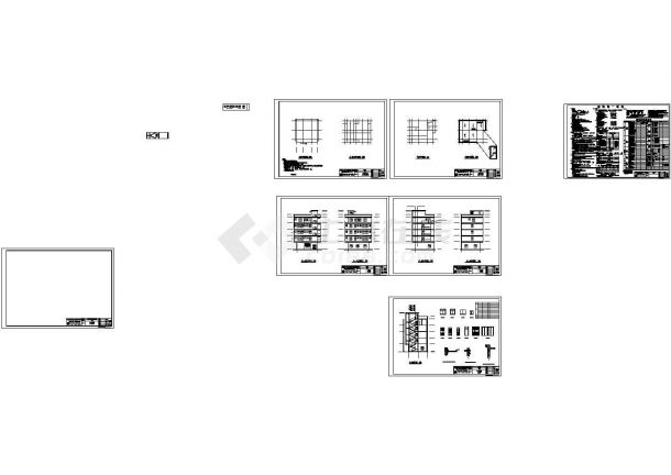 某14.00米三层小型住宅楼建筑设计方案图-图二