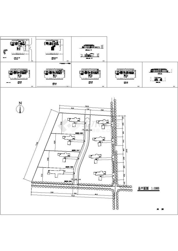 [北京昌平]某461.77㎡培训中心二套二层别墅建筑方案图-图二