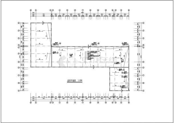 某1130平方米两层砖混结构小学教学楼建筑设计方案图纸（知名设计院设计）-图二