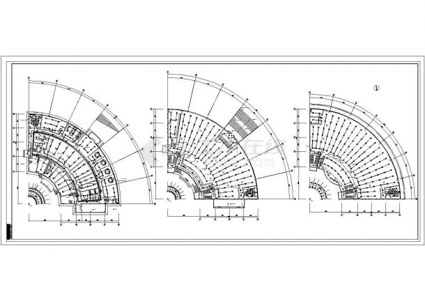 3804.3平米三层框架办公楼工程设计方案-图二