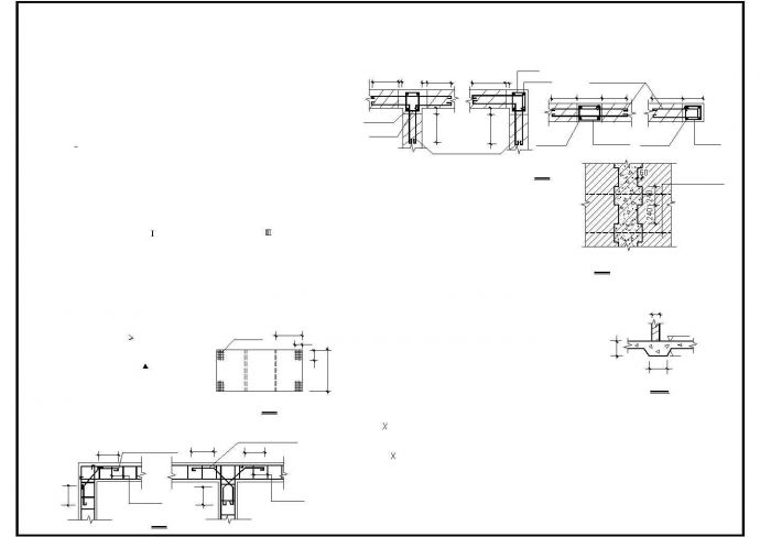 六层框架结构中学教学楼结构图_图1