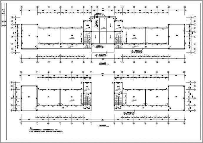 [毕业设计] 【5层】3294平米框架综合教学楼（施组，工程量（手算）（基础，钢筋混凝土等），建筑结构图、平面图、横道图，招投标，清单计价）_图1