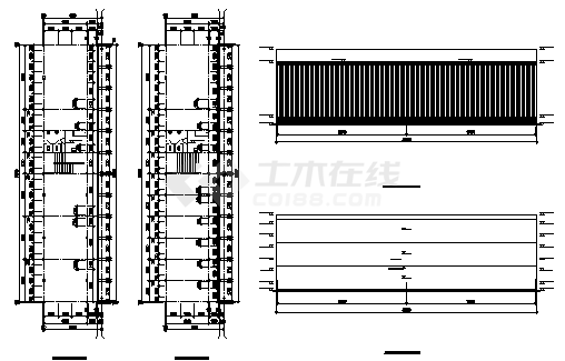 厂房设计_某二层厂房钢结构全套建筑施工cad图(含计算书，共五张）-图二