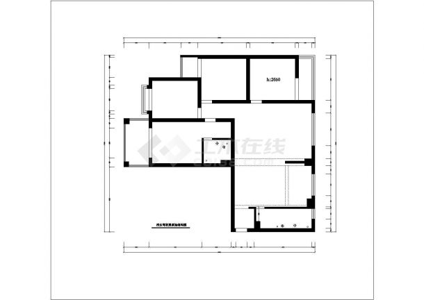 某小面积住宅建筑布置图-图一