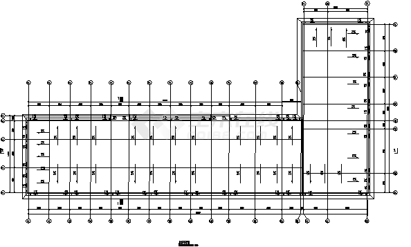5000平米某四层汉庭酒店建筑施工cad图(含计算书，共八张)-图二