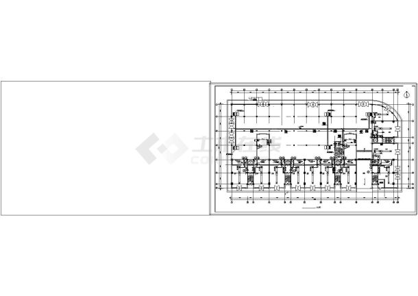 某2万平米地上十六层商住楼空调采暖cad施工图纸-图一