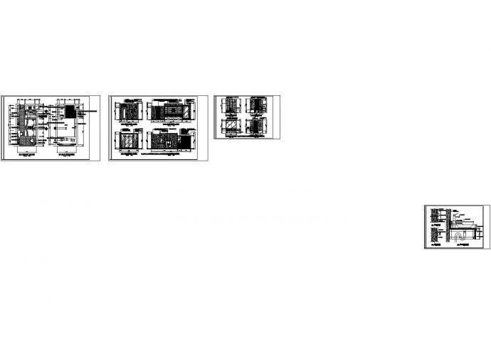 酒店双人标房装修详图CAD施工图设计_图1