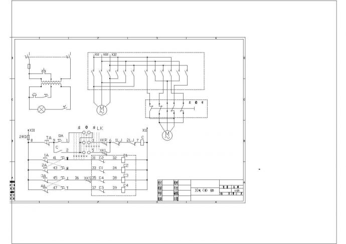 某车间电路CAD参考图_图1