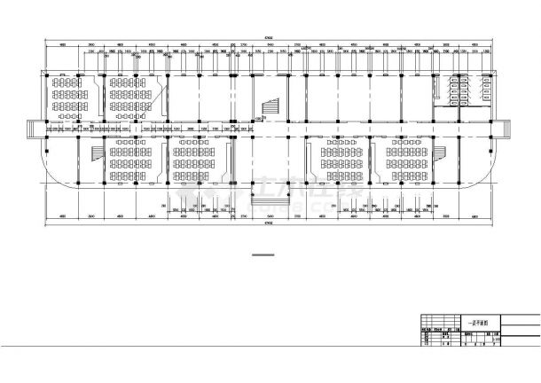 5627.7平米，五层中学教学楼毕业课程设计（含计算书、部分建筑图）-图二