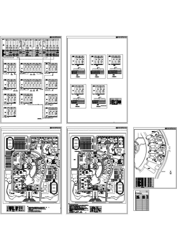 某学校电气外网图详细设计cad图_图1