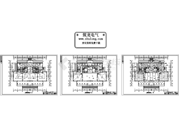 某大学11层图书馆电气施工CAD图纸，含电气施工设计说明-图一