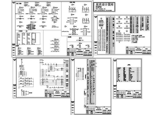 某标准型变压器柜控制电气系统原理设计CAD图纸_图1