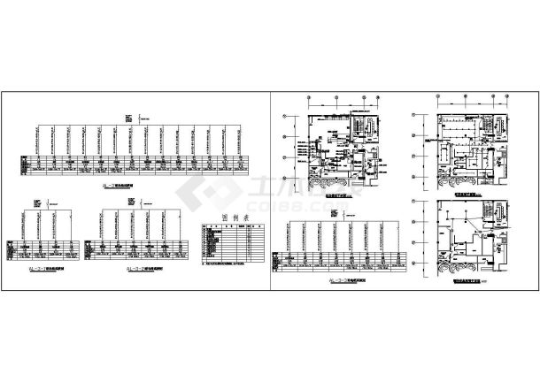 住宅楼厨房电气系统图cad设计-图一