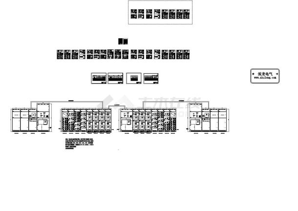 某20KV变电所全套电气图纸-图二