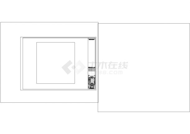 上海某办公大楼暖通设计施工图CAD-图二