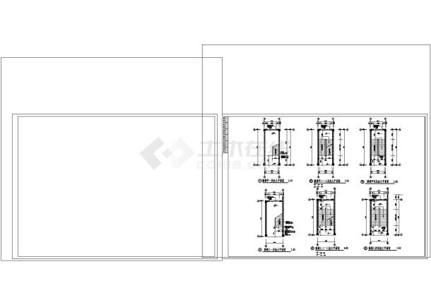 小学教学楼施工图CAD-图一