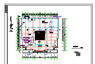 城建图书馆建筑设计CAD图，知名设计院-图一