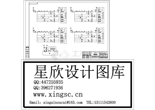 雷诺尔软启动标准图集2cad图纸-图一