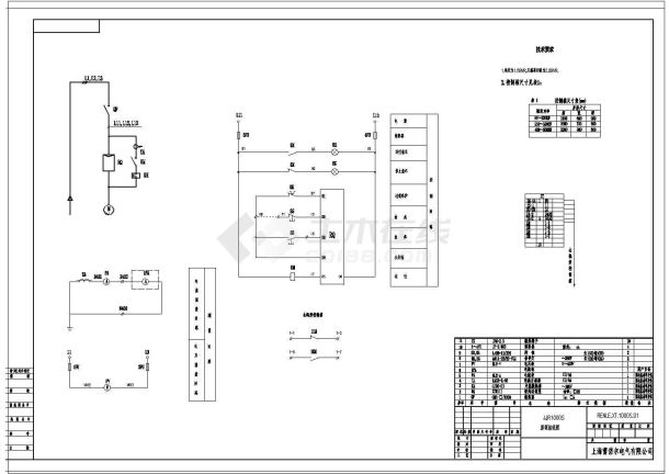 雷诺尔软启动标准图集2cad图纸-图二