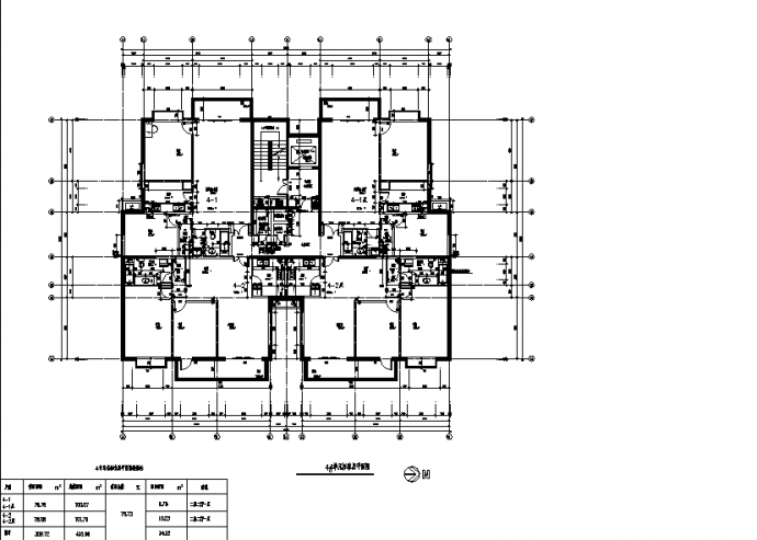 北京某超大户型公寓住宅规划设计建筑施工cad图纸_图1
