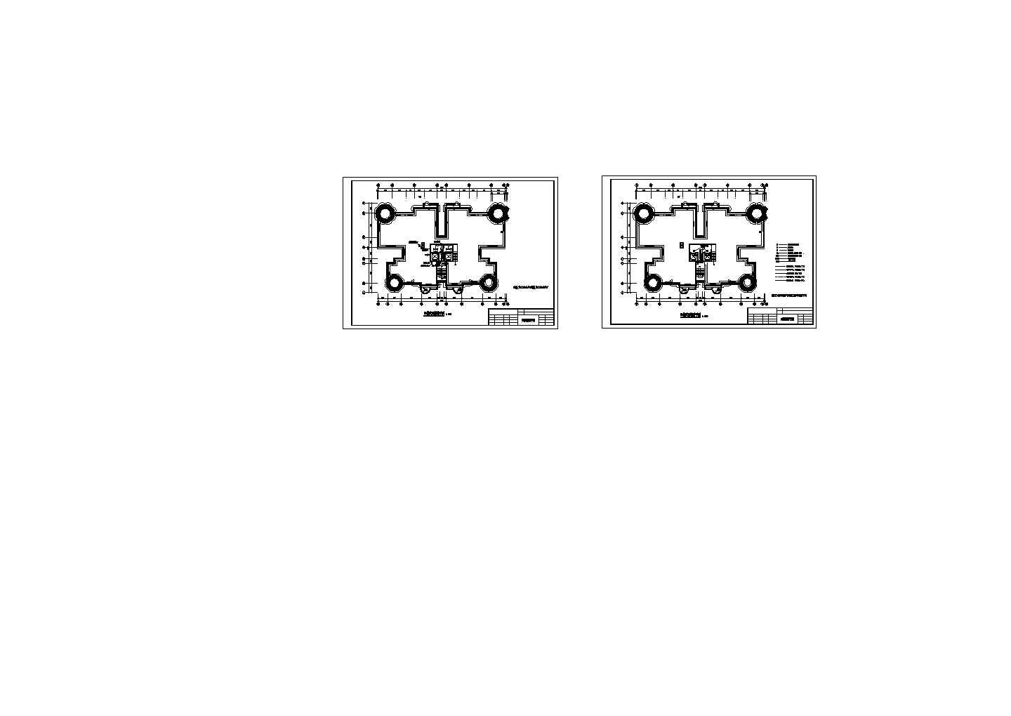 高层商住楼电气施工CAD图纸（CAD，12张图纸）