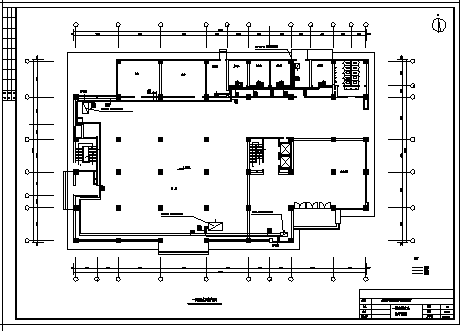 土木工程毕业设计_某市三层富华综合楼中央空调设计cad图(含毕业设计，共八张)