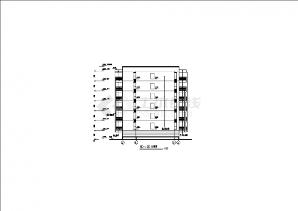 7层单元式住宅楼建筑设计施工cad图纸，含设计说明-图一