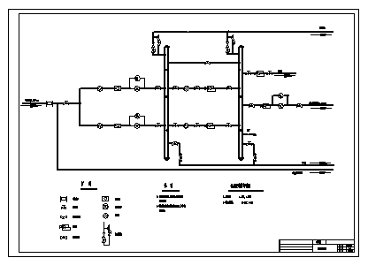土木工程毕业设计_某市某小区燃气规划设计cad图(含毕业设计，共六张)-图一