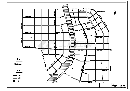 土木工程毕业设计_某市某小区燃气规划设计cad图(含毕业设计，共六张)-图二