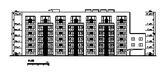 某六层现代风格带地下室办公楼建筑施工cad图(带效果图)_图1