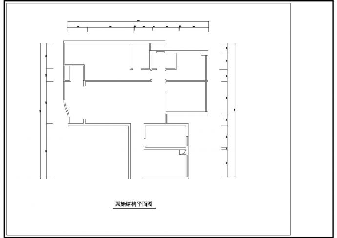 某住宅全套室内装修设计CAD图_图1