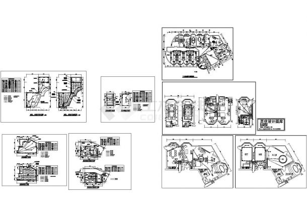 南宁市某市政单位办公综合楼电气装修设计CAD施工图-图二