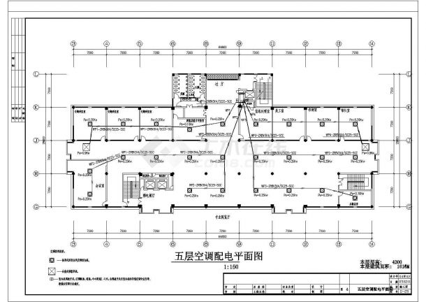 某1.1万平米地上五层图书馆电气施工图，含电气设计施工说明及图例材料表-图一