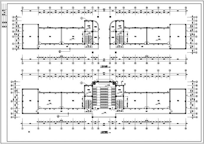 [学士]某五层教学楼建筑结构cad图及施组造价_图1