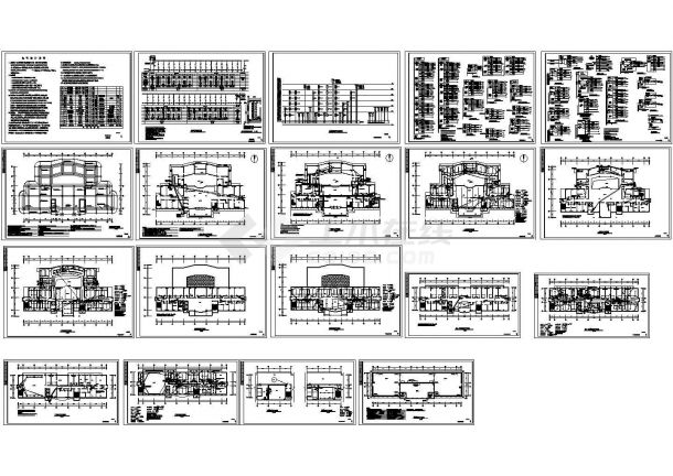 6层医院门诊住院楼电气设计施工图（含设计说明）-图一