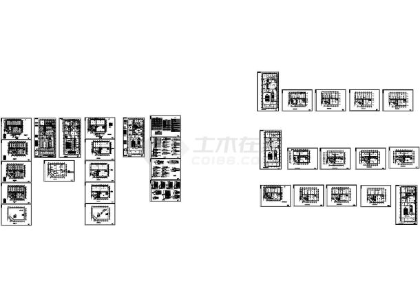 某4层档案馆电气设计cad施工图-图一