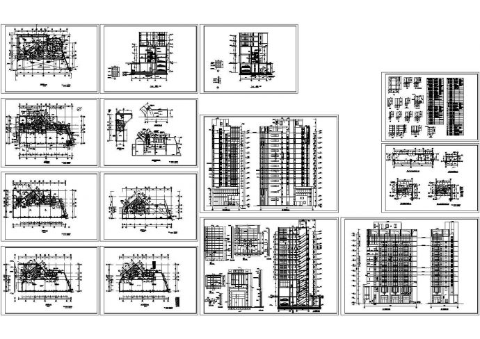  -1+14层商业办公楼综合楼建筑设计施工图_图1