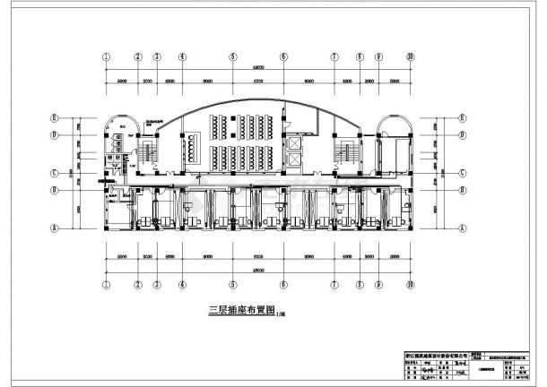 某市公安局办公大楼设计图-图二