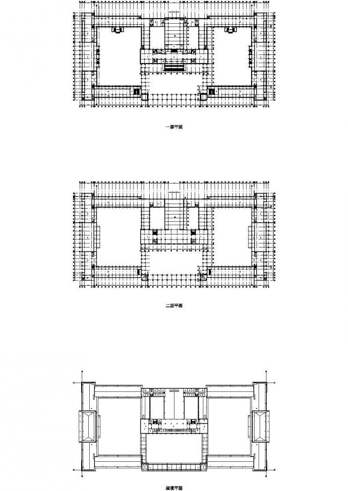  2层某博物馆建筑方案设计图_图1