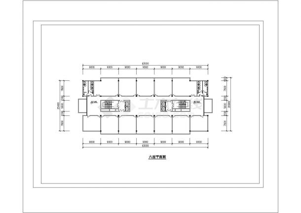 某高校图书馆建筑设计方案图纸(CAD，17张图纸)-图一