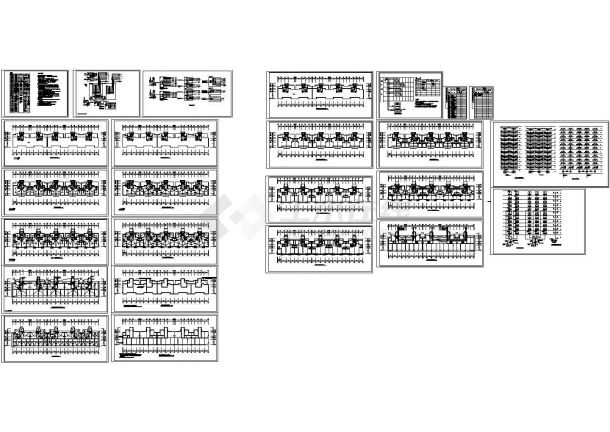 小区十二层住宅楼电气施工图-图一