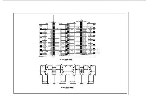 5套多层住宅建筑设计施工图-图一