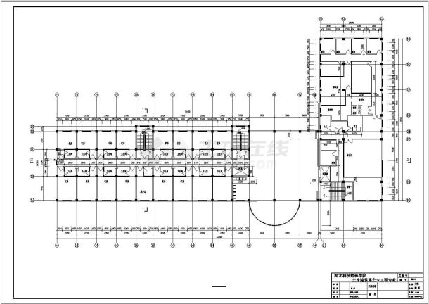 某六层酒店框架结构全套设计图纸及计算书3700平米左右-图一
