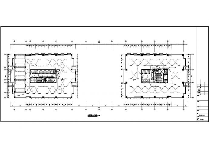 某地区二十七层大厦强电完整设计施工详细方案CAD图纸_图1