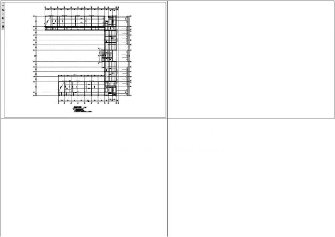 厂房设计_某地区多层框架大跨度厂房结构设计施工详细方案CAD图纸_图1